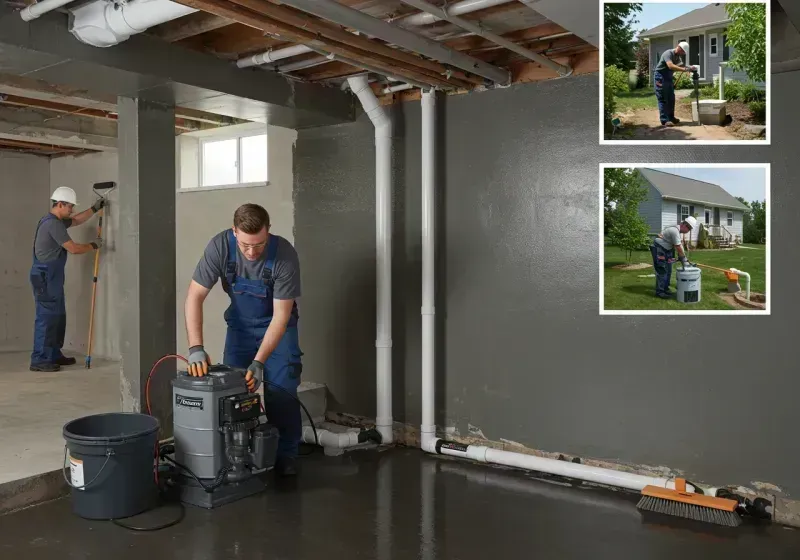 Basement Waterproofing and Flood Prevention process in North Lindenhurst, NY